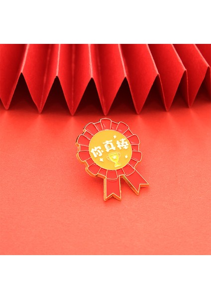 Yeni Broşlar Antik Stil Çalışma Rozetlerinin Altın Listesi Ortaokul ve Lise Giriş Sınavı Broşları Tezahürat Ilham Verici Kırmızı Öğrenci Hediyeleri (Yurt Dışından)