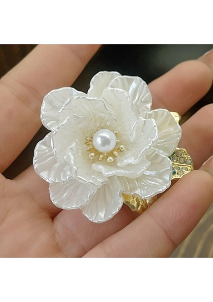 Yeni Fransız Retro Inci Geometrik Küpe Atılı Moda Mizaç Küpe Niş Işık Lüks Broş Takı (Yurt Dışından)