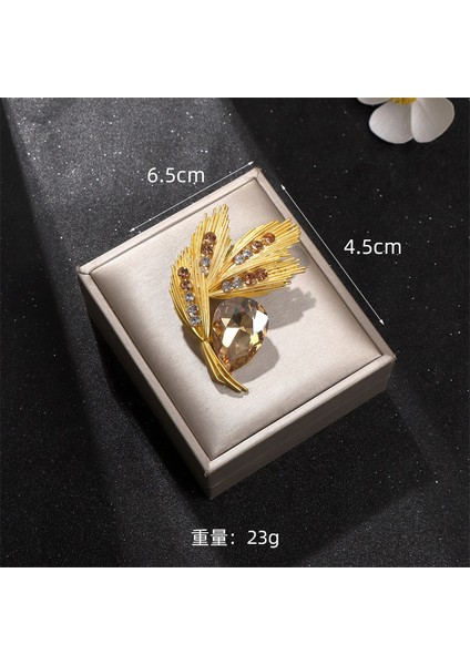 Yeni Mizaç Çanak Saç Tokası Şimdi Yeni Aksesuarlar Saç Tokası Başlık Saç Aksesuarları Kadın Broş Iğnesi Iğne Tüy Yağ Damlası Elmas Korsaj (Yurt Dışından)