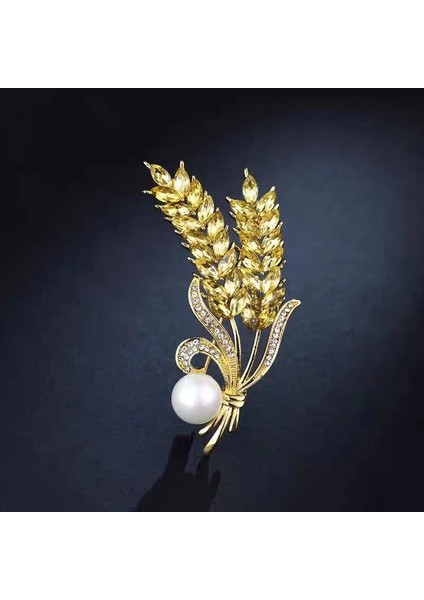Yeni Inci Broş Kıdemli Pin Tüy Yağ Damlası Kakma Elmas Korsaj Karikatür Taklidi Broş Aksesuarları Dıy Sınıf Mücevher (Yurt Dışından)