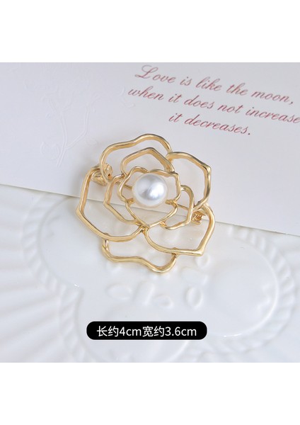 Yeni Fransız Retro Inci Geometrik Küpe Atılı Moda Mizaç Küpe Niş Işık Lüks Broş Takı (Yurt Dışından)