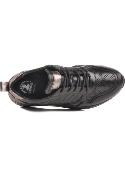 2216654Y Z Siyah-Platin Hakiki Deri Kadın Günlük Ayakkabı fırsatları