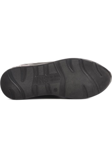 2216654Y Z Siyah-Platin Hakiki Deri Kadın Günlük Ayakkabı indirimleri