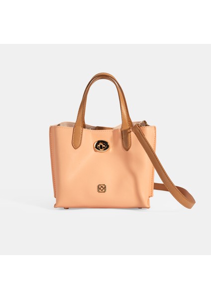 Kadın Turuncu Omuz Askılı Mini El Çantası