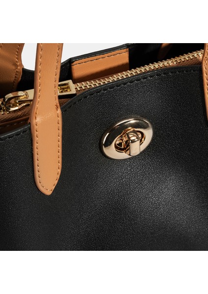 Kadın Siyah Omuz Askılı Mini El Çantası