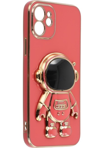 iPhone 12 Astronot Gizli Ayaklı Galvanik Yumuşak Tpu Telefon Kılıfı (Yurt Dışından) modelleri
