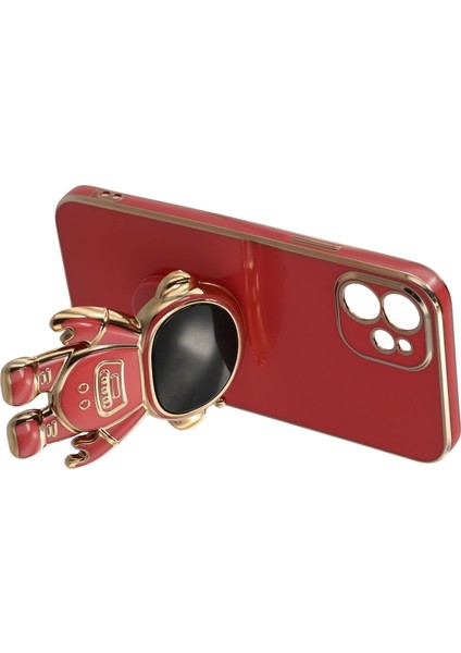 iPhone 12 Astronot Gizli Ayaklı Galvanik Yumuşak Tpu Telefon Kılıfı (Yurt Dışından) indirimleri