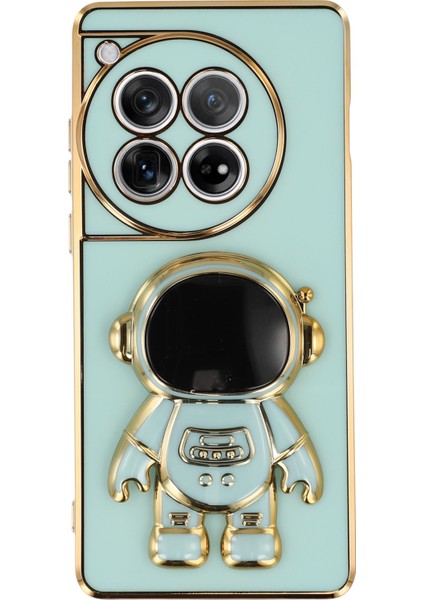 Oneplus 12 5g Astronot Gizli Ayaklı Galvanik Yumuşak Tpu Telefon Kılıfı (Yurt Dışından)