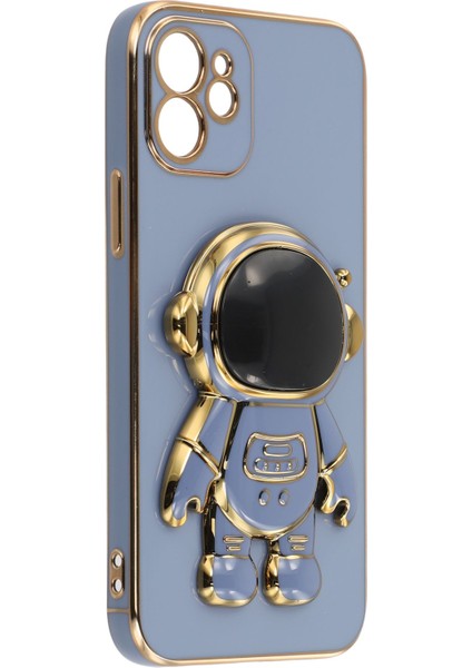 iPhone 12 Astronot Gizli Ayaklı Galvanik Yumuşak Tpu Telefon Kılıfı (Yurt Dışından) modelleri
