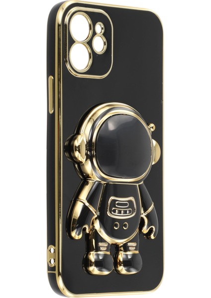 iPhone 12 Astronot Gizli Ayaklı Galvanik Yumuşak Tpu Telefon Kılıfı (Yurt Dışından) modelleri