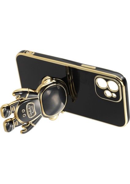 iPhone 12 Astronot Gizli Ayaklı Galvanik Yumuşak Tpu Telefon Kılıfı (Yurt Dışından) fırsatları