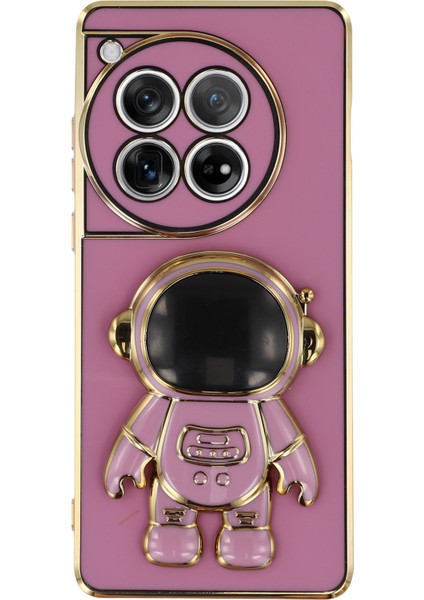 Oneplus 12 5g Astronot Gizli Ayaklı Galvanik Yumuşak Tpu Telefon Kılıfı (Yurt Dışından)