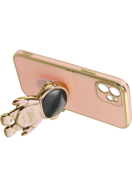 iPhone 12 Astronot Gizli Ayaklı Galvanik Yumuşak Tpu Telefon Kılıfı (Yurt Dışından) fırsatları