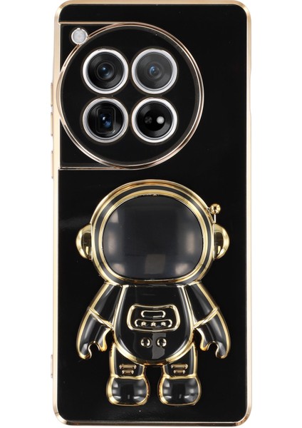Oneplus 12 5g Astronot Gizli Ayaklı Galvanik Yumuşak Tpu Telefon Kılıfı (Yurt Dışından)