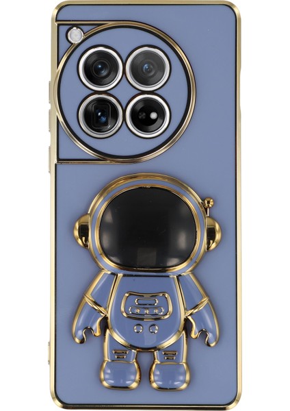 Oneplus 12 5g Astronot Gizli Ayaklı Galvanik Yumuşak Tpu Telefon Kılıfı (Yurt Dışından)