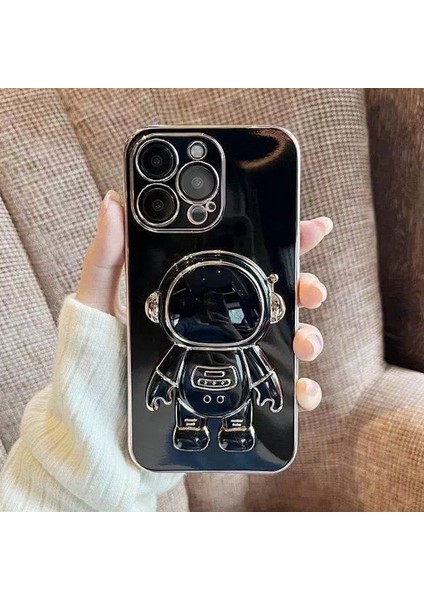 iPhone 15 Pro Max Tpu Kılıf Sevimli Astronot Ayaklı Tasarım Elektrokaplama Telefon Kılıfı (Yurt Dışından)