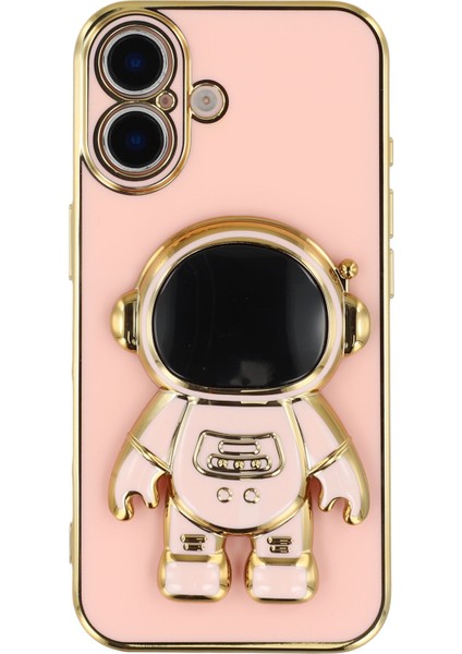 iPhone 16 Astronot Gizli Ayaklı Galvanik Yumuşak Tpu Telefon Kılıfı (Yurt Dışından) fiyatları