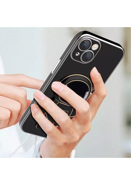 iPhone 13 Mini 5.4 Inç Çizilmez Elektrokaplama Tpu Arka Kapak ve Astronot Ayaklığı (Yurt Dışından) indirimleri