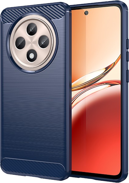 Oppo RENO11 Fs 5g Karbon Fiber Dokulu Tpu Fırçalanmış Telefon Kılıfı (Yurt Dışından)
