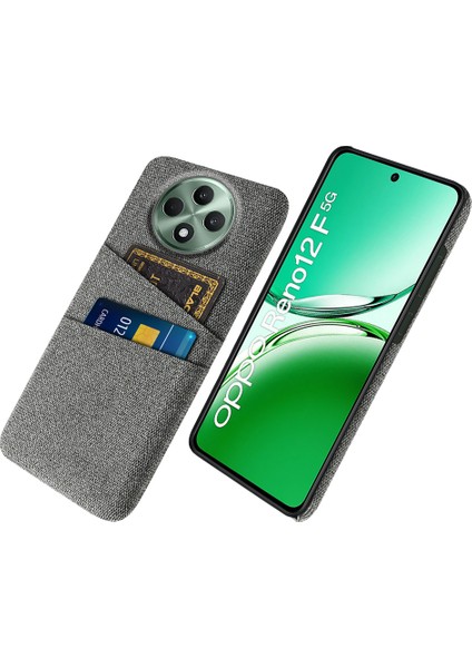 Oppo RENO11 Fs 5g Kumaş + Sert Pc Telefon Kılıfı ve Çift Kart Yuvası (Yurt Dışından)