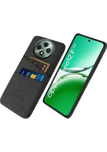 Oppo RENO11 Fs 5g Kumaş + Sert Pc Telefon Kılıfı ve Çift Kart Yuvası (Yurt Dışından)