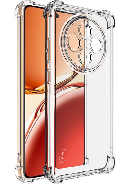 Oppo RENO11 Fs 5g Düz Çerçeve Dört Köşe Darbeye Şeffaf Tpu Kılıf (Yurt Dışından)