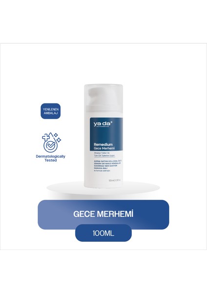 Remedium Nemlendirici ve Cilt Yenileyici Gece Merhemi