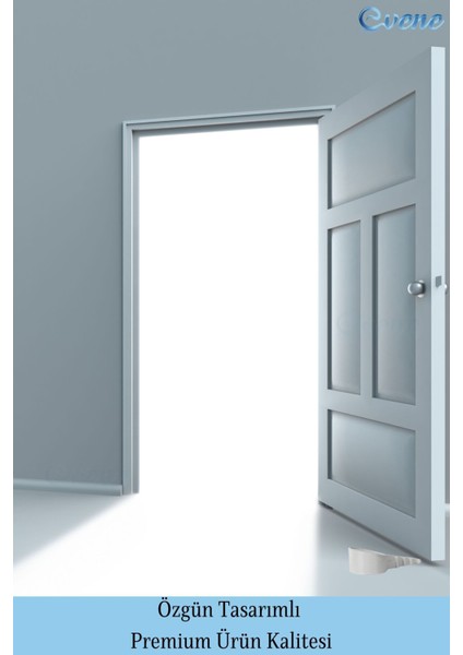 Kapı Stoperi Beyaz Renk Dekoratif Kapı Tutucu Durdurucu Model 5