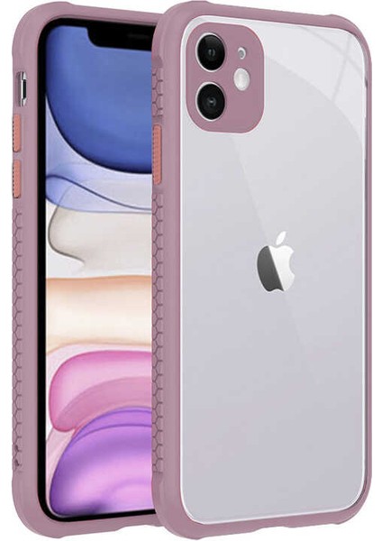 iPhone 11 Kılıf ​​scks Kaff Kapak-Açık Mor