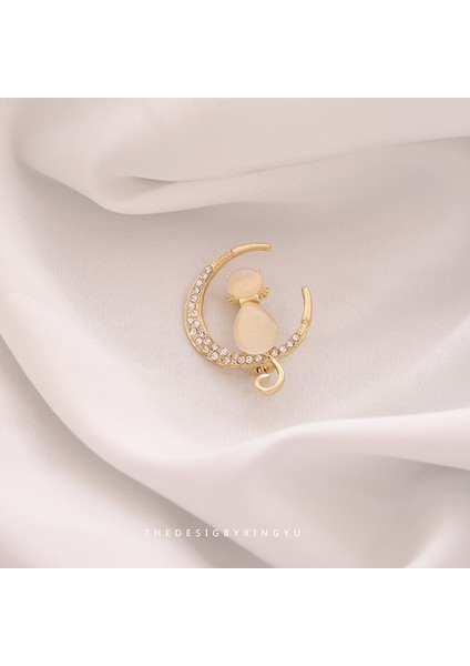 Yeni Broş Hafif Lüks Basit Mizaç Sabit Giysi Pin Takım Elbise Kolye Bilezik Şapkalar Sınıf Giyim Aksesuarları (Yurt Dışından)