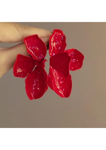 Yeni Gümüş Iğne Çiçek Kolye Küpe Tatil Tarzı Küpe Mori Taze Broş Sınıf Dekoratif Tatlı Küpe (Yurt Dışından)