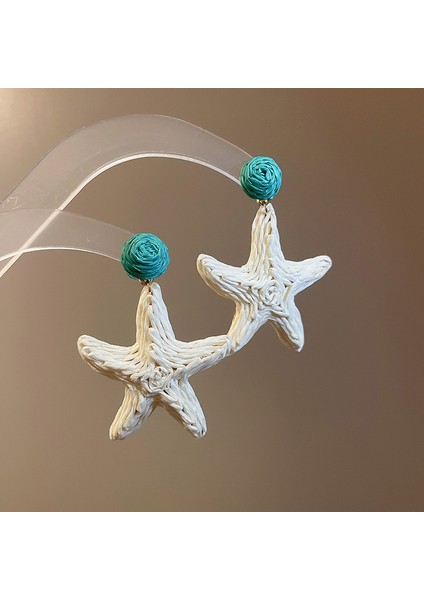 Yeni Gümüş Iğne Çiçek Kolye Küpe Tatil Tarzı Küpe Mori Taze Broş Sınıf Dekoratif Tatlı Küpe (Yurt Dışından)