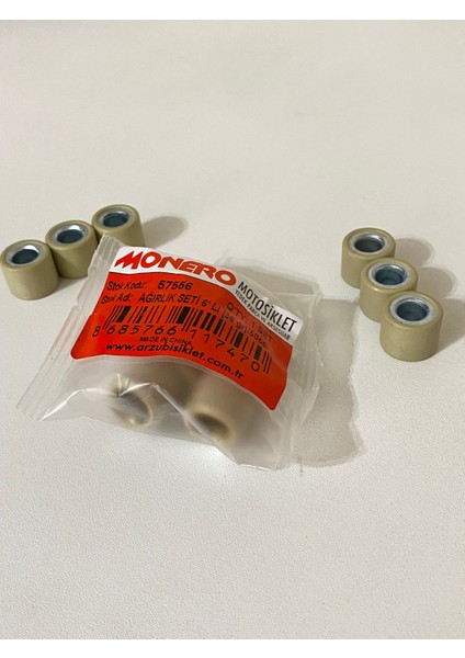 Scooter 50CC 80CC Modelleri Uyumlu 6 Gram Baga