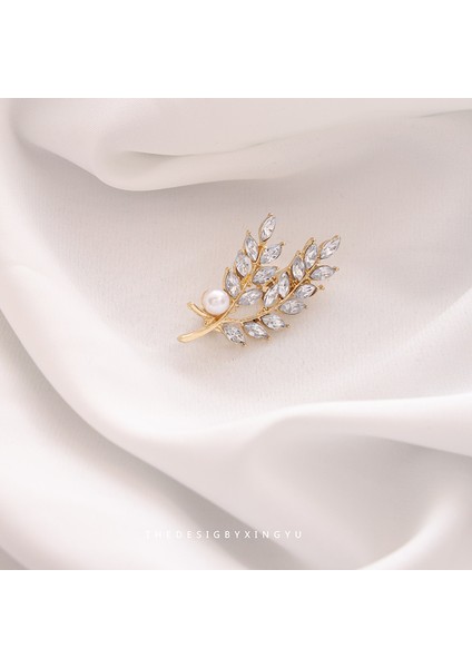 Yeni Küçük Broş Yay Parlama Önleyici Broş Yüksek Sınıf Çok Yönlülük Duygusu Parlama Önleyici Toka Pimi Giyim Aksesuarları (Yurt Dışından)