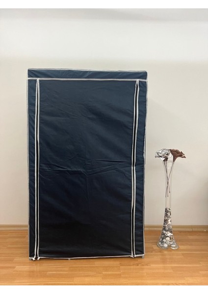 Tek Yandan Raflı Bez Dolap Lacivert | 7 Raflı, Çelik Iskeletli fiyatları