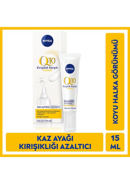 Nıvea Q10 Power Göz Kremi, 15 Ml