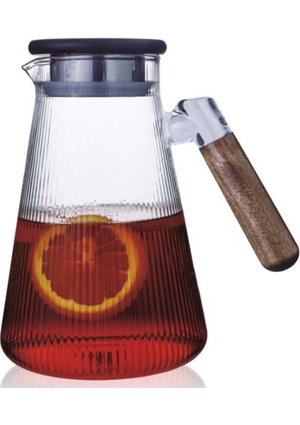 Akasya Kulplu Cam Sürahi 1800ML