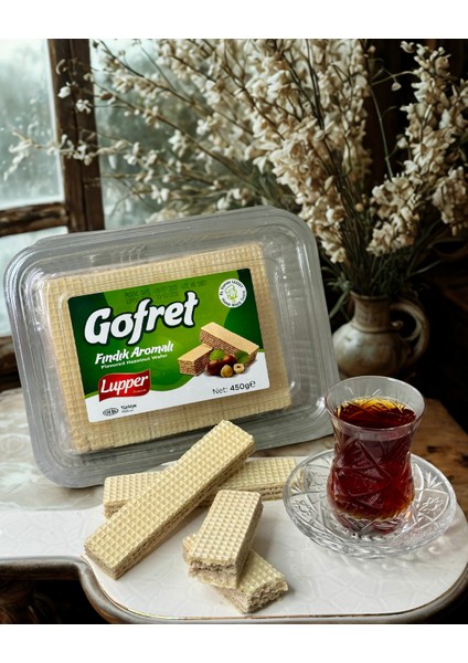 Fındık Aromalı Gofret 450GR (Glikossuz) fiyatları