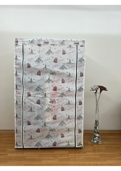 Tek Yandan Raflı Bez Dolap Istanbul Tema | 7 Raflı, Çelik Iskeletli fiyatları