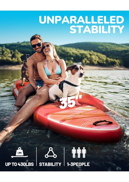 Tropical Orange Şişme Stand-Up Paddle Board fırsatları
