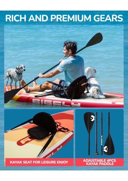 Tropical Orange Şişme Stand-Up Paddle Board
