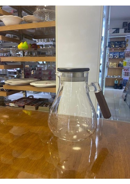 Akasya Kulplu Cam Sürahi 1800ML