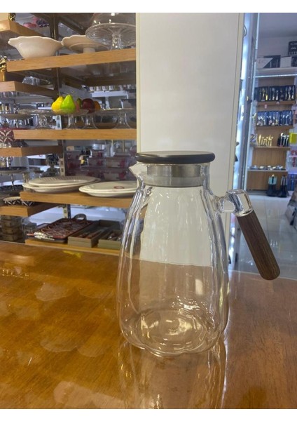 Akasya Kulplu Cam Sürahi 1800ML
