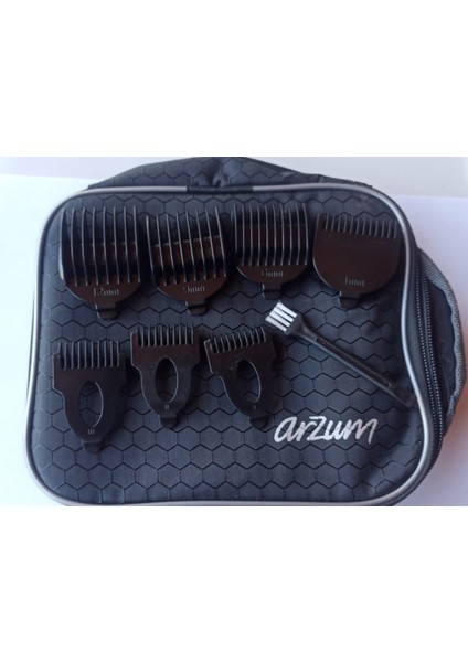 Speed Force Pro 3-6-9-12 mm Tarak + Sakal Tarağı 1-2-3 + Temizleme Fırçası + Çanta