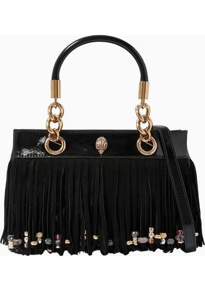 Kurt Geıger Square Kensington Fringe Bag, Günlük Şıklığınızı Yükselten Bohem Dokunuş