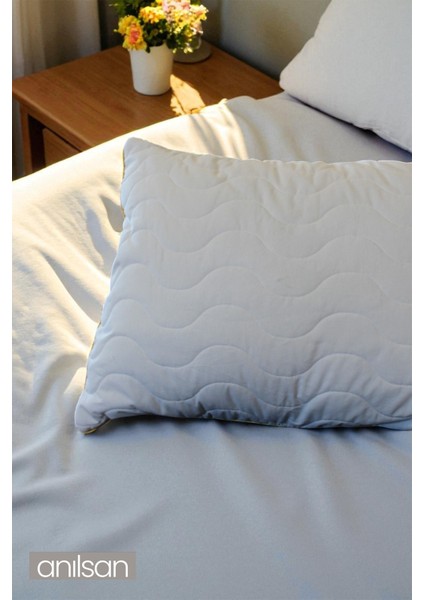 4'lü Biyeli Kapitone Deluxe Pamuklu Fermuarlı Yastık Koruyucu Kılıf 50X70 cm modelleri