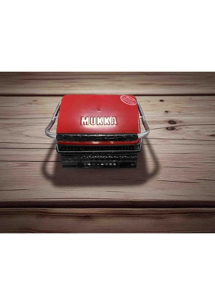 Tostcu Gerçek Döküm Granit Tost Makinesi Kırmızı fiyatları