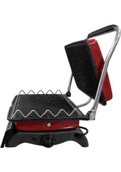 Tostcu Gerçek Döküm Granit Tost Makinesi Kırmızı fırsatları
