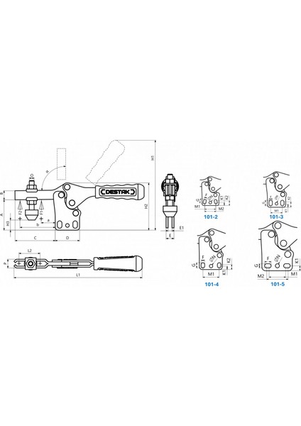 101-5 Dikey Tabanlı Yatay Bağlantı Elemanı 23673 fiyatları