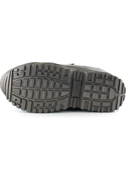 Alexandria Platin Simli Gizli Dolgu Topuklu Cırt Bantlı Günlük Ayakkabı